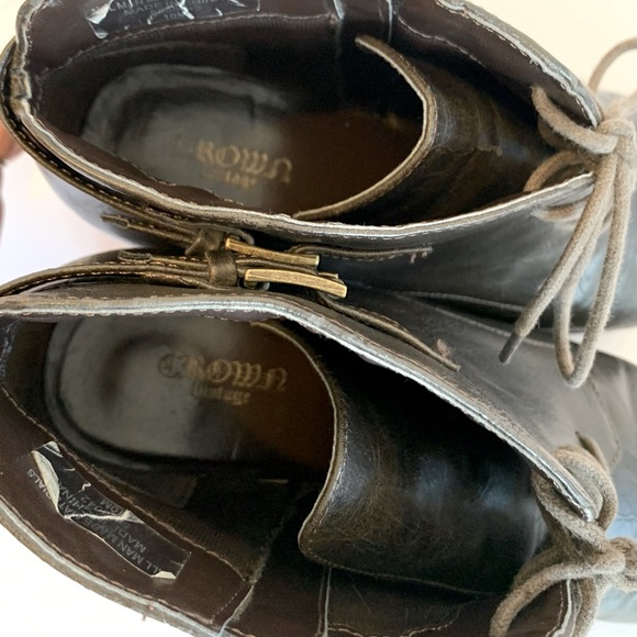 Crown Vintage Victorian Witchy Lace Up boots - Picture 8 of 10